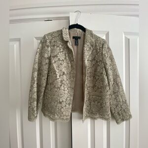 J. CREW Collection | SIZE 2 | cropped lace blazer
